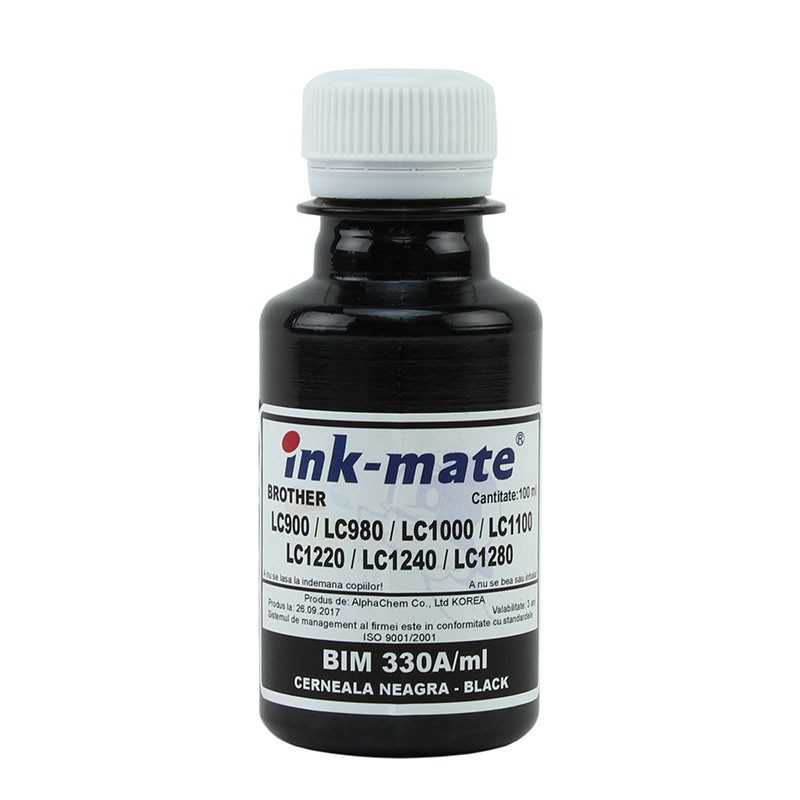 Cerneala refill Black (Negru) Brother 1000 ml - imagine 4